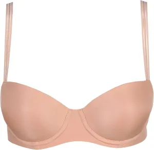 Louie 0122099-PWD Women's Powder Rose Padded Wired Balcony Bra 32A