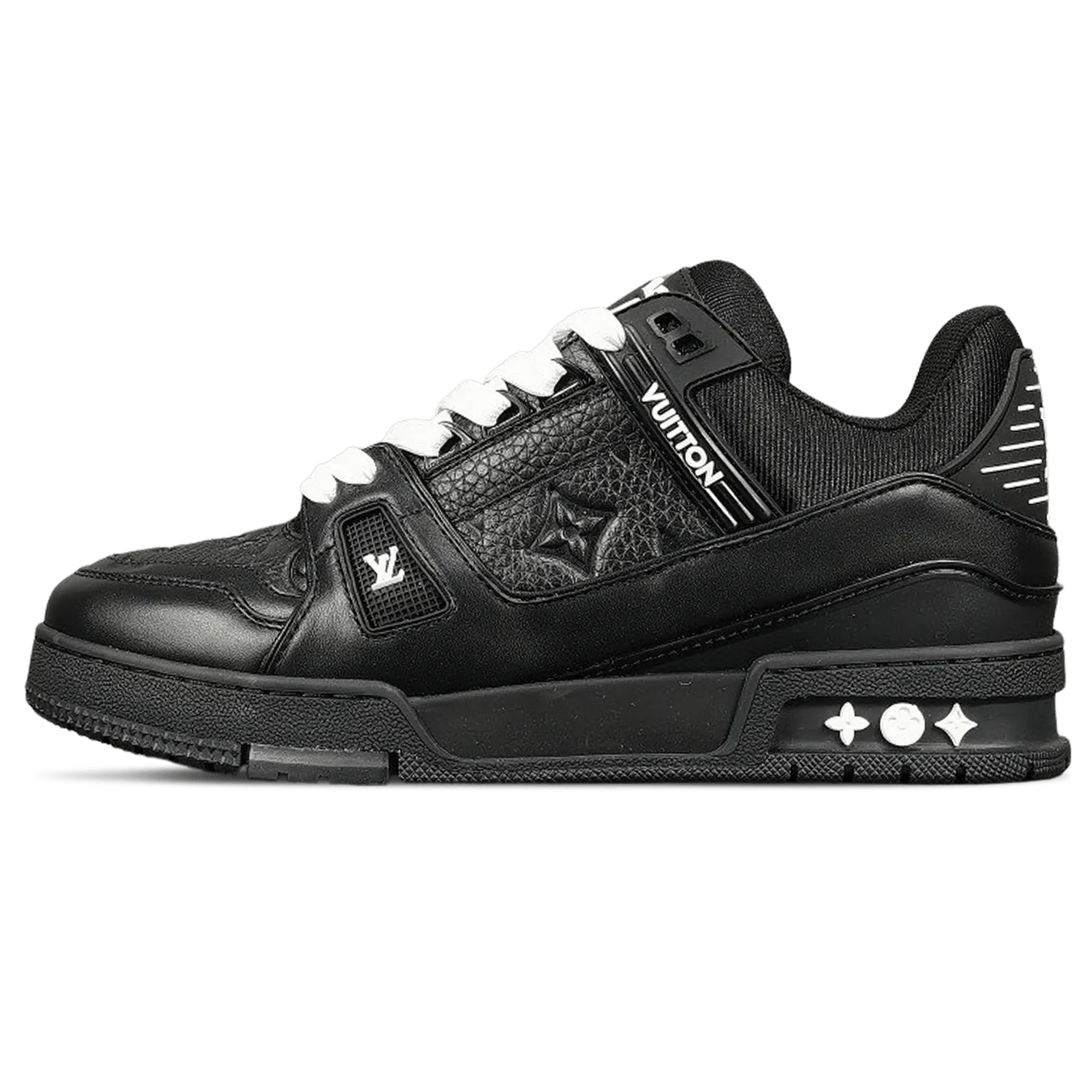 Louis Vuitton Trainer Low 'Black Embossed Monogram'