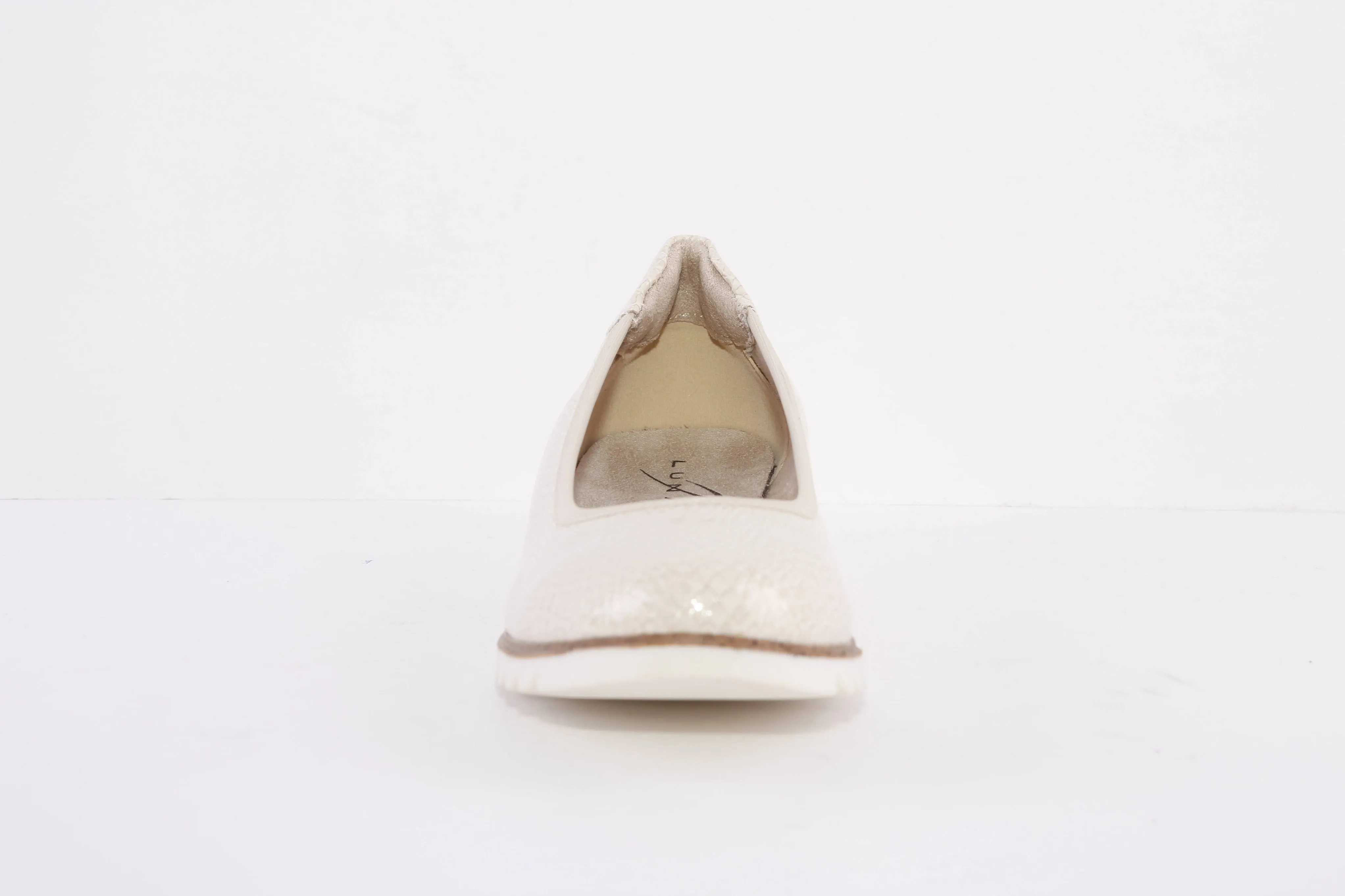 LUNAR - FLB002 FULTON-FLAT FASHION POMP - BEIGE