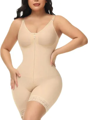 M MYODRESS Fajas Colombianas Moldeadora Tummy Control Faja Body Shaper Post Surgery Compression Garment Butt Lifter Shapewear