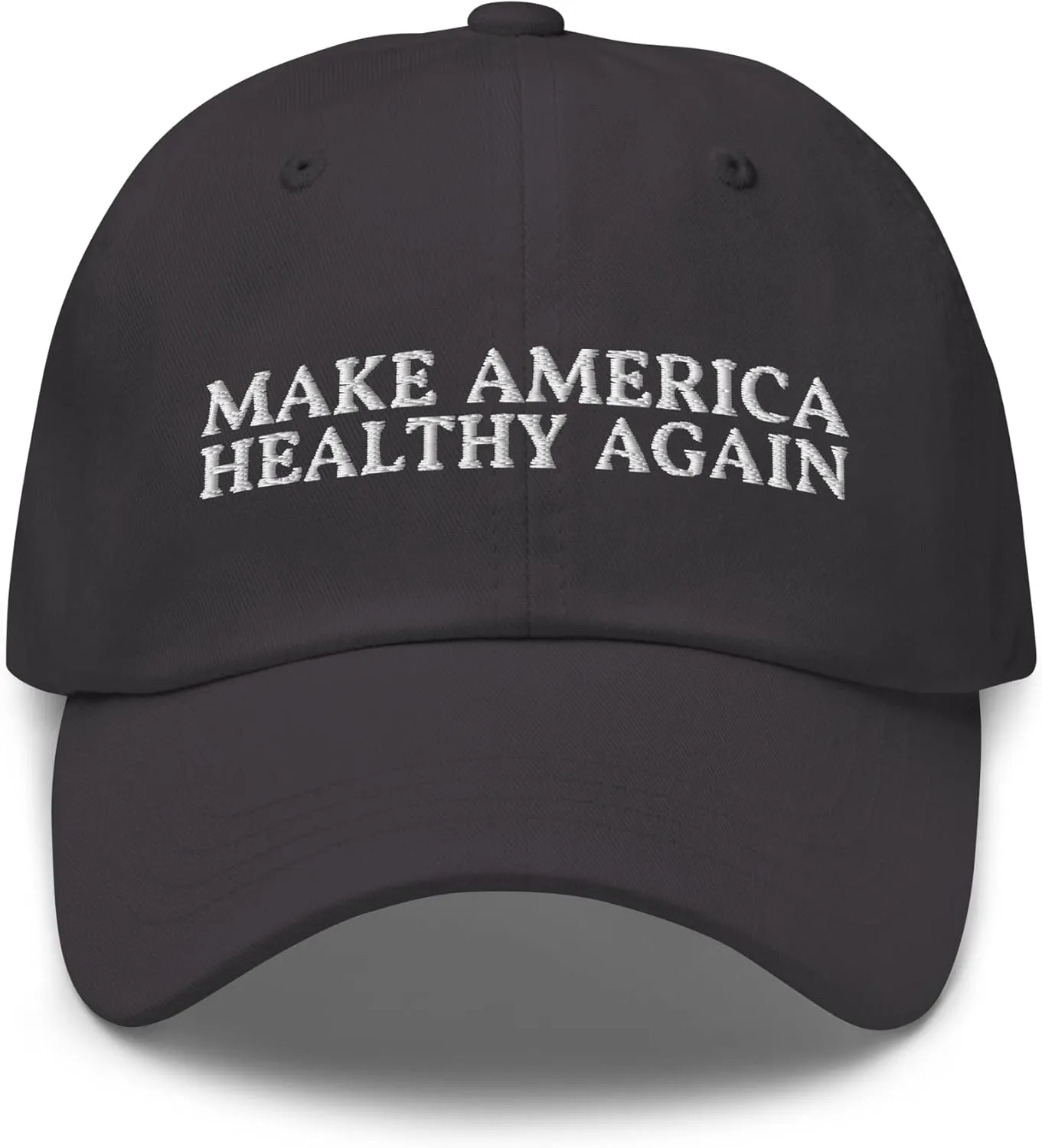 Make America Healthy Again Dad Hat - Funny Health Conscious Embroidered Cap - Gift for Dietitian, Personal Trainer