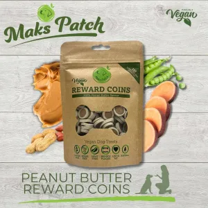 Maks'Patch Peanut Butter Reward Coins Dog Treats -100g