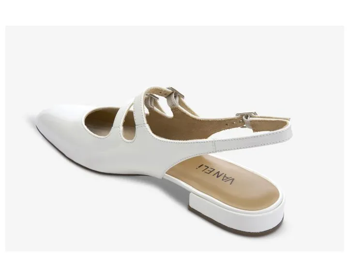Marmi Shoes Women's Vaneli Tiptoe - White Patent