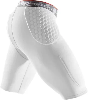 McDavid Basketball Padded Compression Shorts Girdle. 3 HEX Pads Padding. HIPS and Tailbone Protection. Cup Pocket