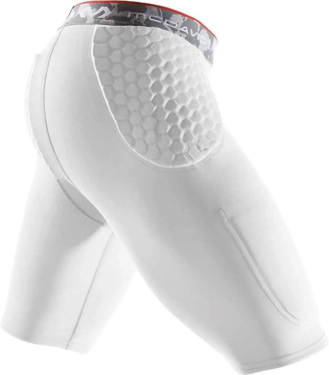 McDavid Basketball Padded Compression Shorts Girdle. 3 HEX Pads Padding. HIPS and Tailbone Protection. Cup Pocket