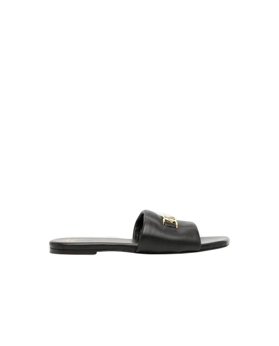 Mcm Leather Flat Sandals