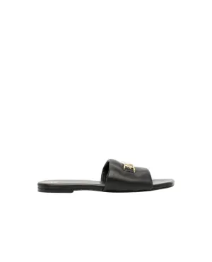 Mcm Leather Flat Sandals