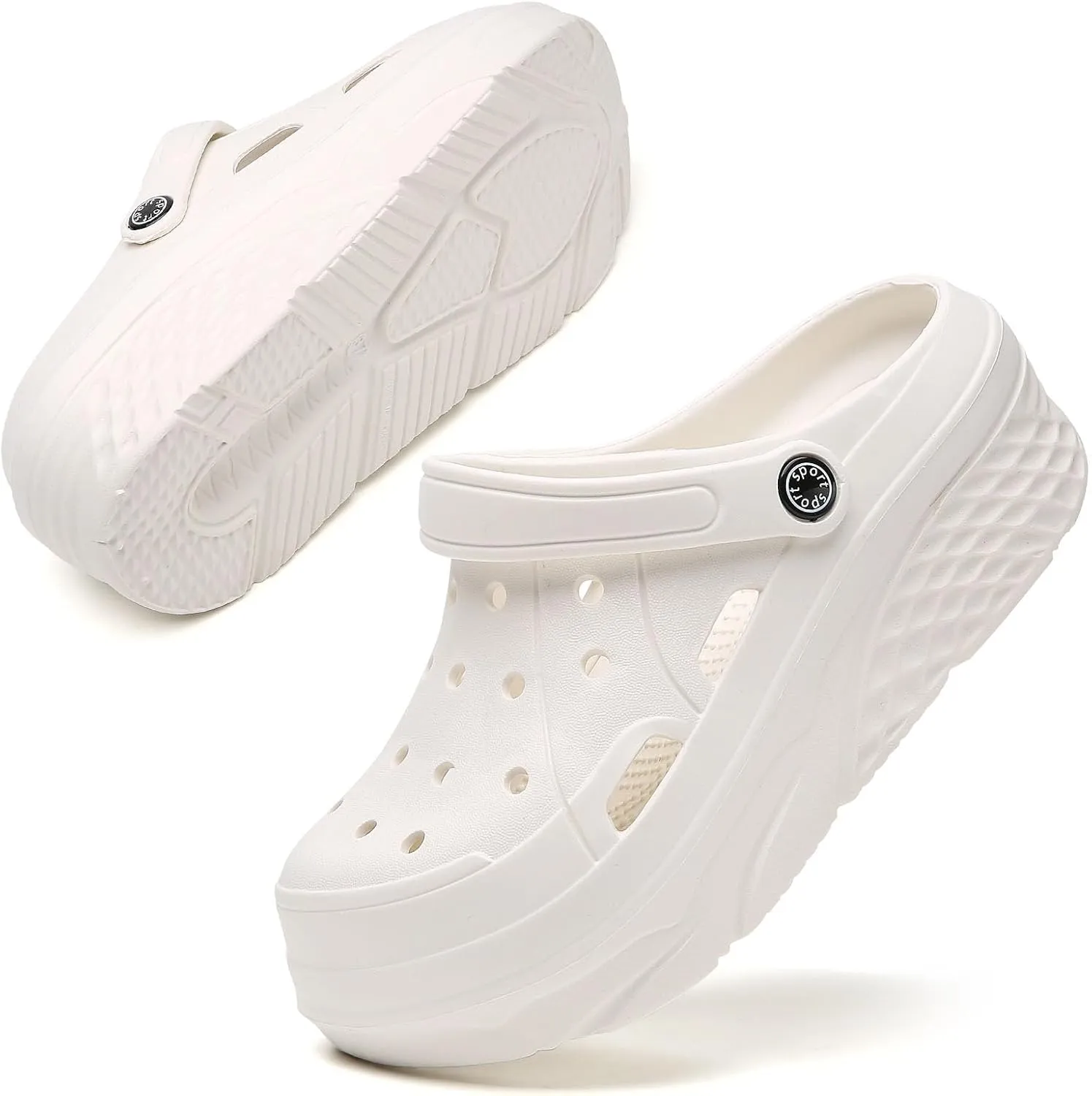 Meidiastra Women's Platform Clogs Slippers Slip On Slide Wedge Sandals for Women