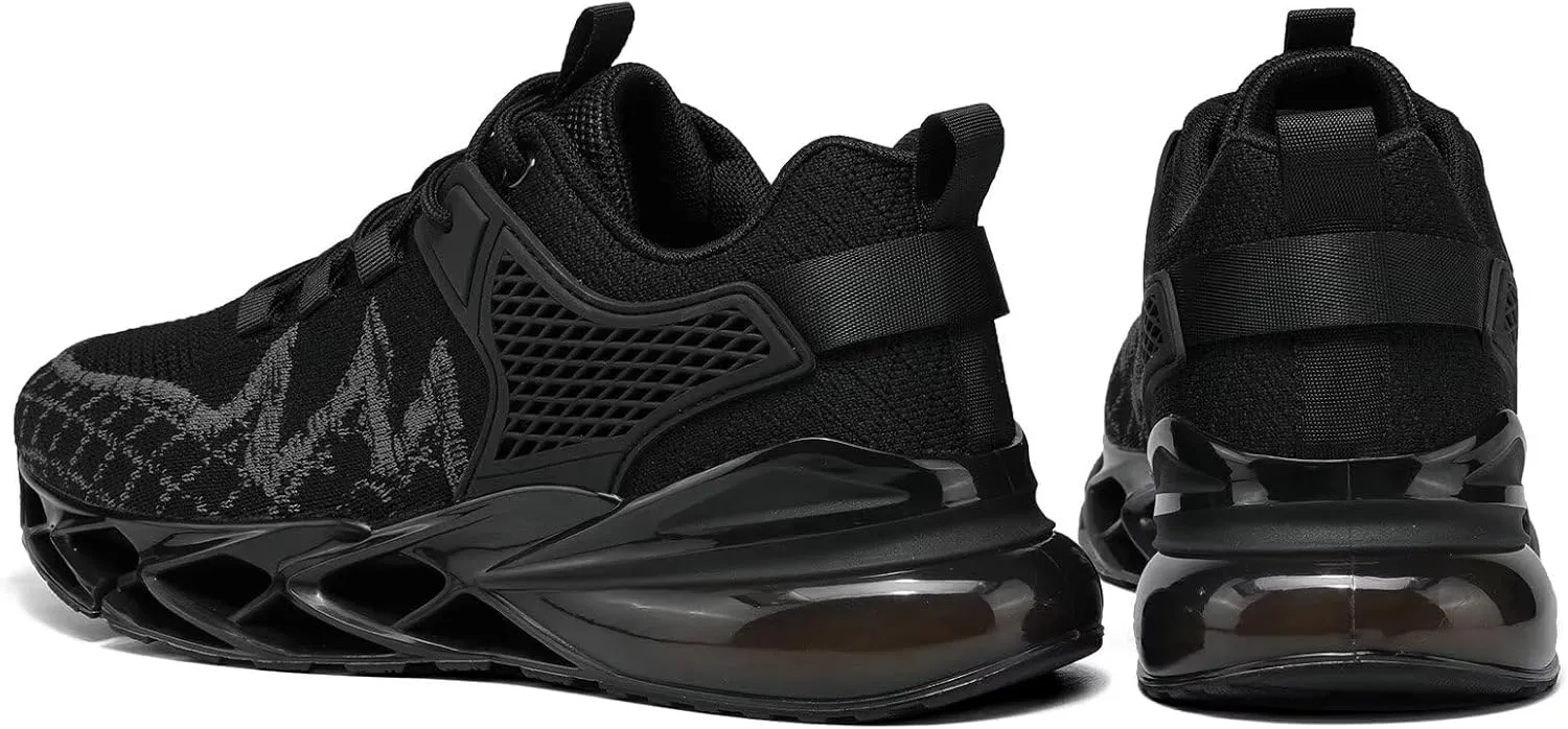 Mens Air Fashion Sneakers Blade Running Walking Shoes Comfortable Non Slip Work Sport Athletic Tennis Shoes
