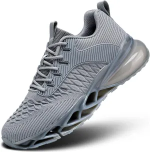 Mens Air Fashion Sneakers Blade Running Walking Shoes Comfortable Non Slip Work Sport Athletic Tennis Shoes