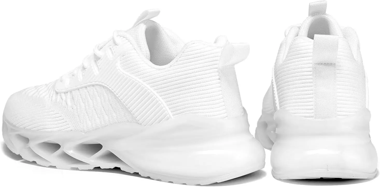Mens Air Fashion Sneakers Blade Running Walking Shoes Comfortable Non Slip Work Sport Athletic Tennis Shoes