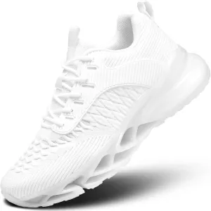 Mens Air Fashion Sneakers Blade Running Walking Shoes Comfortable Non Slip Work Sport Athletic Tennis Shoes