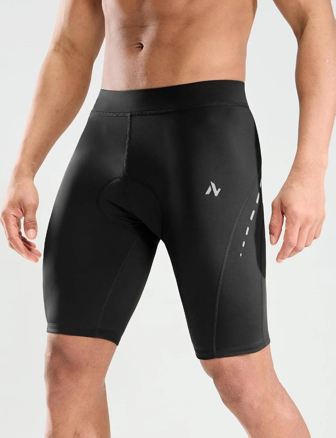 Men's Bike Shorts 4D Padded Cycling Road Biking Riding Biker Bicycle Mountain Cycle Shorts Zipper Pockets