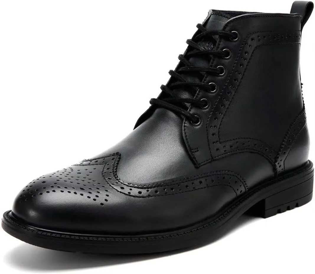 Men's Chukka Boots Genuine Leather Ankle Boot for Men Classic Casual Oxford Style Footwear