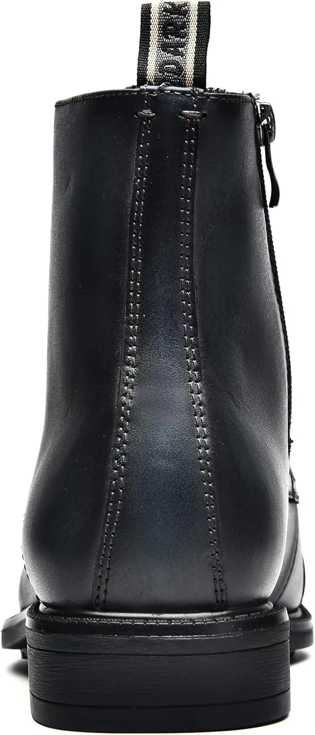 Men's Chukka Boots Genuine Leather Ankle Boot for Men Classic Casual Oxford Style Footwear