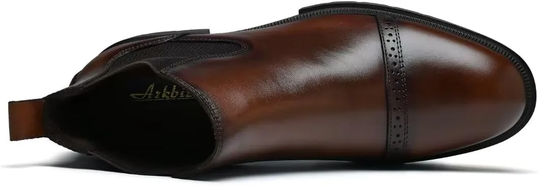 Men's Chukka Boots Genuine Leather Ankle Boot for Men Classic Casual Oxford Style Footwear