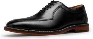 Men's Dress Shoes Genuine Leather Oxford for Men Classic Comfortable Formal Business lace up No Creases Mens Dress Shoes
