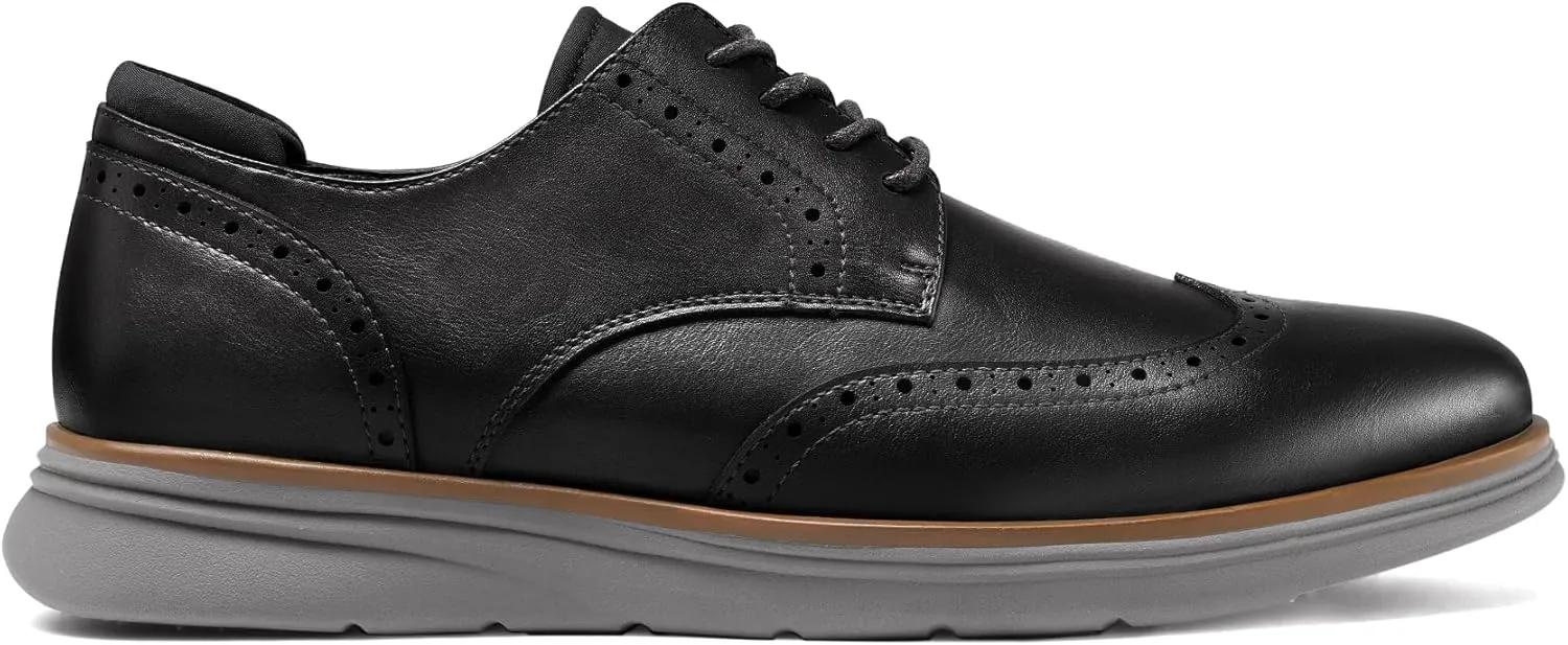 Men's Dress Sneakers Lightweight Casual Business Wingtip Oxford Shoes