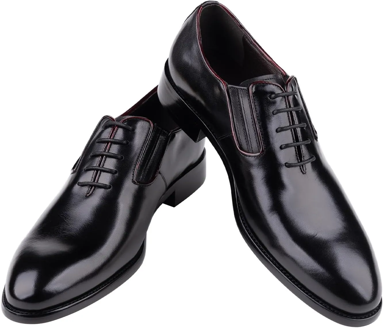 Men's Genuine Leather Oxford Dress Shoes - Handcrafted Formal Business Shoes for Wedding, Party & Office Wear, Classic Style with Premium Comfort, Ideal for Professional & Special Occasions