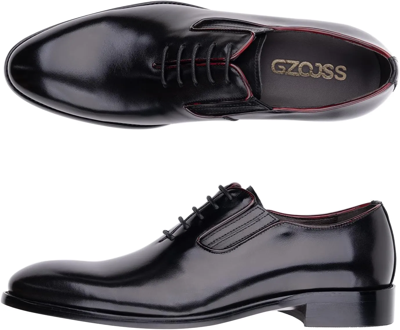 Men's Genuine Leather Oxford Dress Shoes - Handcrafted Formal Business Shoes for Wedding, Party & Office Wear, Classic Style with Premium Comfort, Ideal for Professional & Special Occasions
