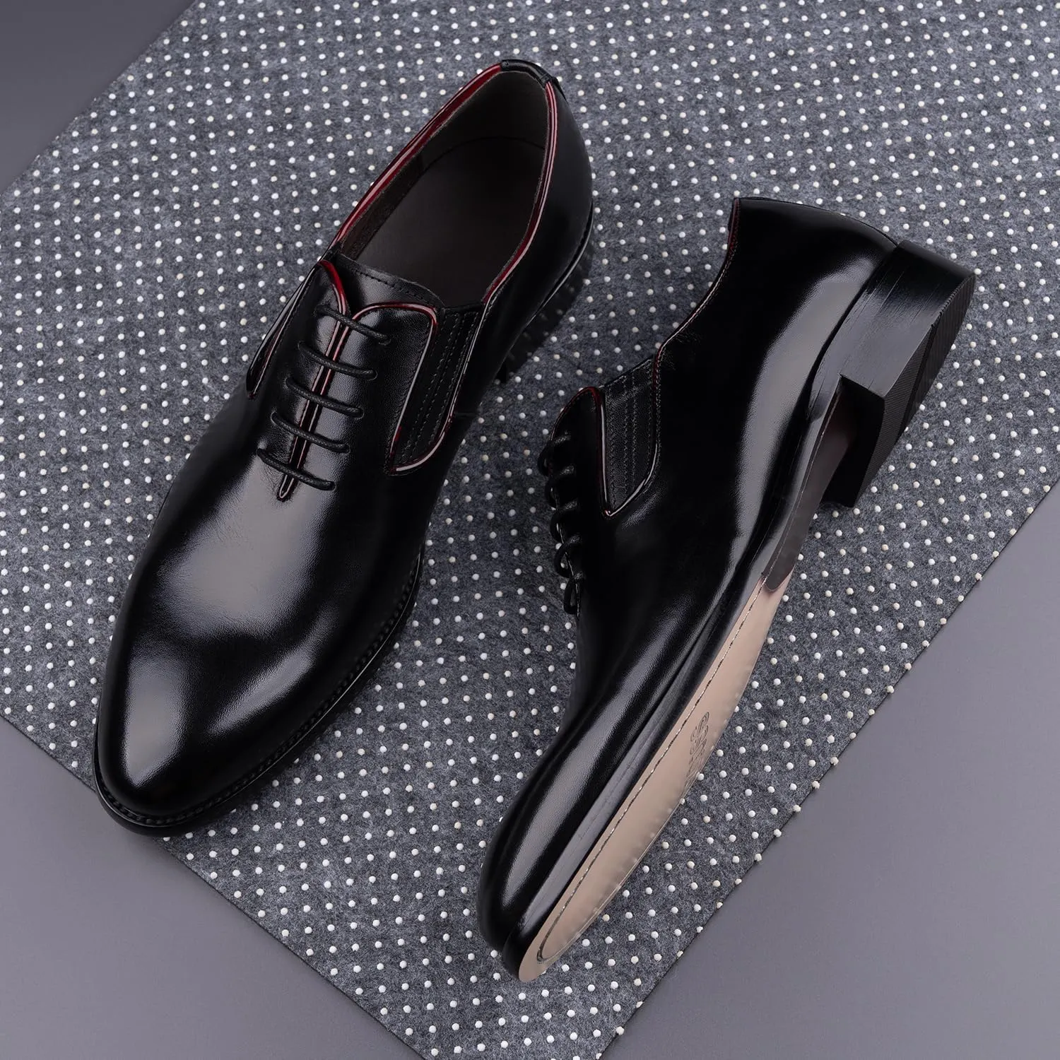 Men's Genuine Leather Oxford Dress Shoes - Handcrafted Formal Business Shoes for Wedding, Party & Office Wear, Classic Style with Premium Comfort, Ideal for Professional & Special Occasions