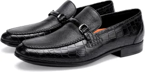 Men's leather Dress Shoes Classic Slip on Loafers Penny Loafers for Men
