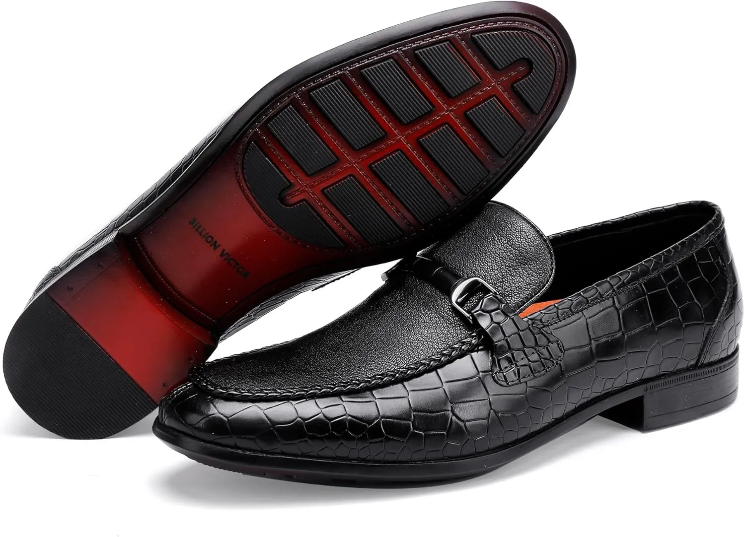 Men's leather Dress Shoes Classic Slip on Loafers Penny Loafers for Men
