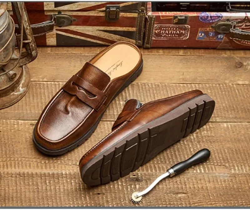 Men's Loafers Flat Boat Shoes Comfort Breathable Slip On Sandals Walking Shoes Fashion Comfort Luxury Soft