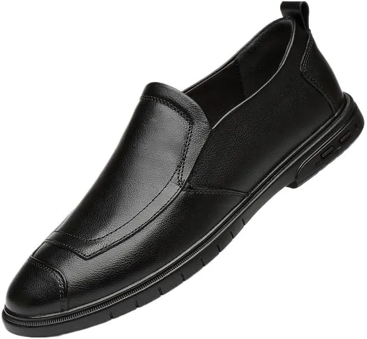 Men's Shiny Patent Leather Dress Shoes Fashion Classic Slip On Pointed Toe Derbys Classic Formal Business Oxford Shoes