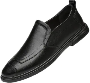 Men's Shiny Patent Leather Dress Shoes Fashion Classic Slip On Pointed Toe Derbys Classic Formal Business Oxford Shoes