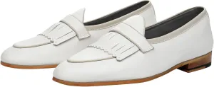 Mens White Dress Shoes Slip On Penny Loafers Causal Modern Genuine Leather Mocasines Fashion Prom Wedding Business Suit Shoes Tuxedo Shoes for Men