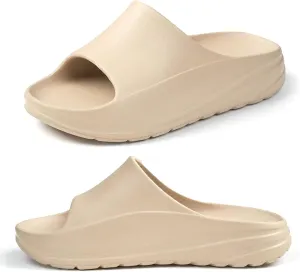 Mens/Womens Sandals Recovery Non-slip Slides with Arch Support Comfy Soft Cloud Pillow Feeling Slippers