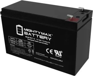 Mighty Max Battery 12V 7Ah SLA Battery for PreCor Inc EFX 532i Elliptical Cross Trainer