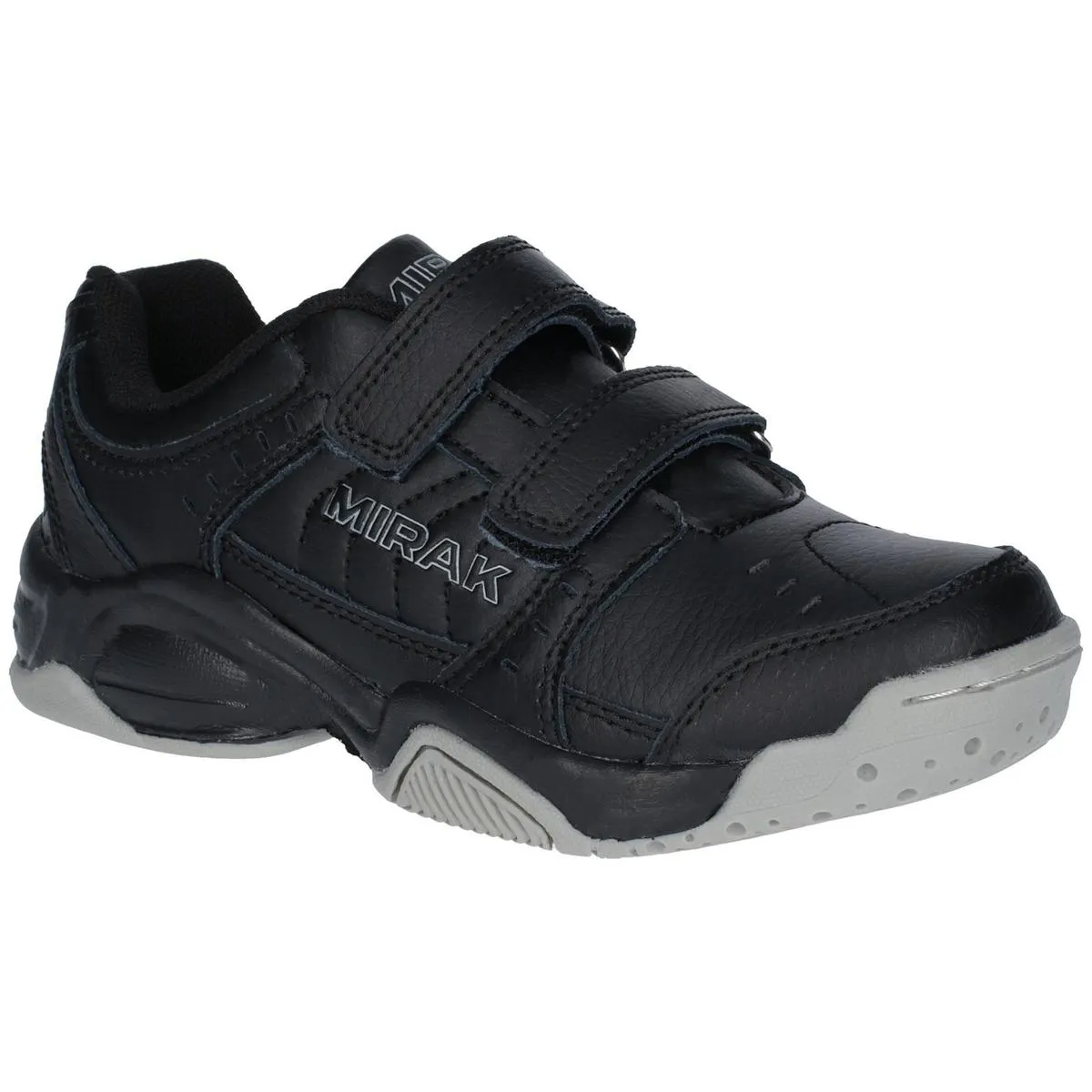 Mirak Contender Touch Fastening Trainer Black