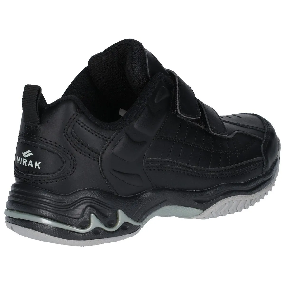 Mirak Contender Touch Fastening Trainer Black