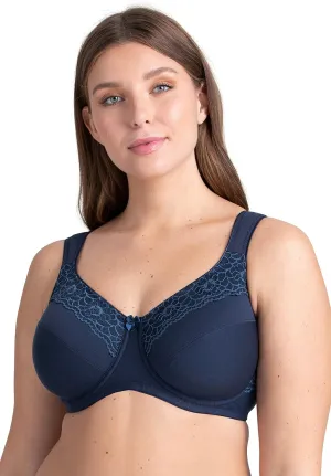 Miss Mary of Sweden Minimizer Underwired Bra Cotton Now Flatcup