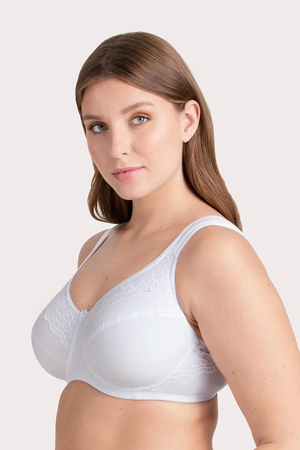 Miss Mary of Sweden Minimizer Underwired Bra Cotton Now Flatcup