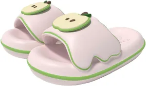 Molodo Apple Slippers for Women Men Cute EVA Slides Thick Sole Slippers Non-slip Soft Sandals Outdoor Indoor Beach Pool Slides
