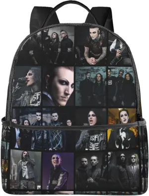 Motionless Rock In White Unisex Casual Backpack Lightweight Travel Bag Classic Laptop Daypack Backpack Men Women