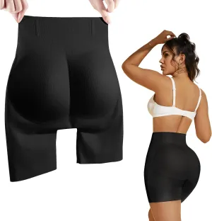 MOVWIN Padded Underwear for Women Tummy Control Shapewear Shorts Butt Lifting Panties Seamless Butt Pads for Bigger Butt
