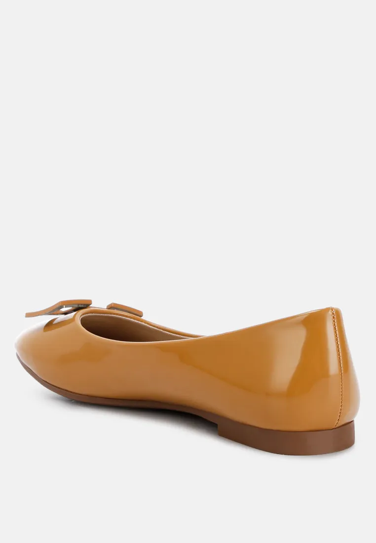 Nek Embellished Flat Ballerinas By RAG