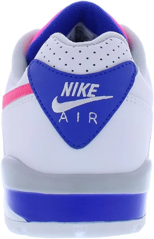 Nike Air Cross Trainer 3 Low Men's Shoes (FN6887-100, White/Racer Blue/Flat Silver/Hyper Pink)