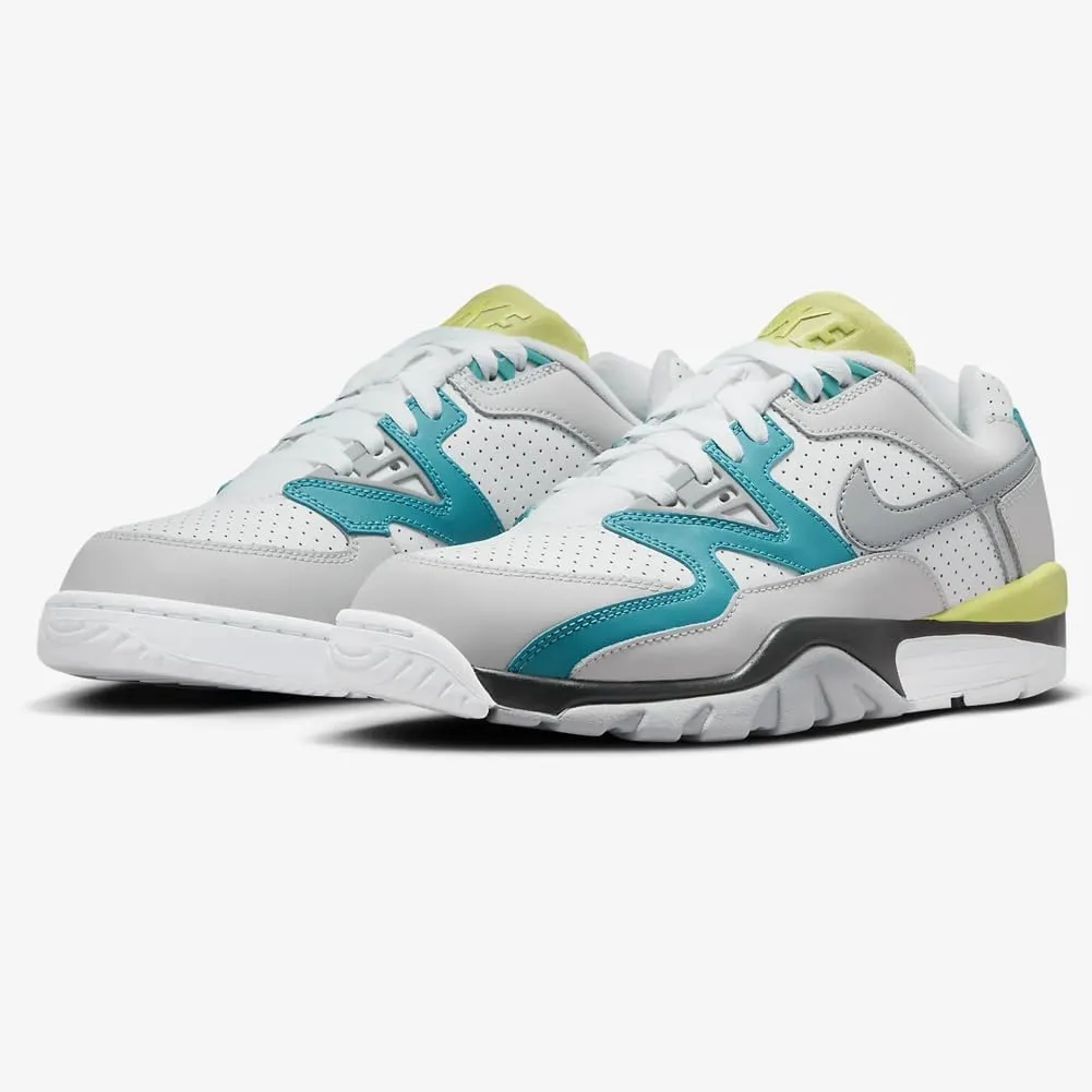 Nike Air Cross Trainer 3 Low Men's Shoes (FQ8829-100, White/Neutral Grey/Teal Nebula/Cement Grey)