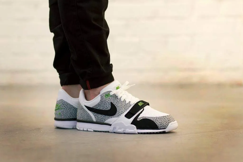 NIKE AIR TRAINER 1 LOW ST (WHITE - BLACK)