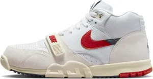 NIKE Air Trainer 1 Men's Shoes, White University Red Black Coconut Milk, 14