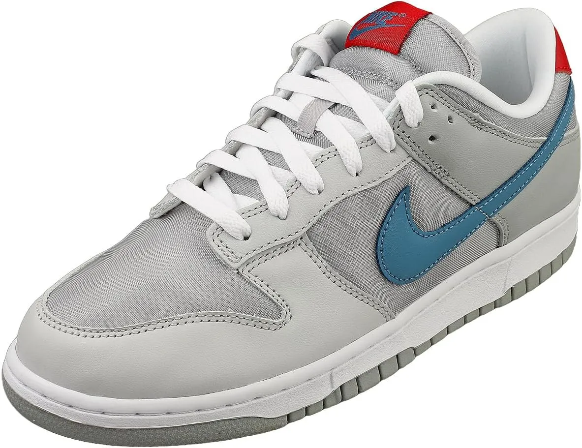 Nike Dunk Low Men's Shoes (HF0391-001, Metallic Silver/Neutral Grey/Flat Silver/Aegean Storm) Size 12