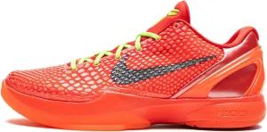 Nike Men's Kobe 6 Reverse Grinch Size 8.5 Bright Crimson/Black-Electric Green (FV4921-600)