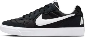 Nike Men's NSW Tiempo Trainer Black/White/Gum Med Brown Training Shoe 9 Men US
