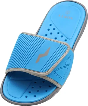 NORTY Slides for Men - Quick Drying Men's Slides Beach and Pool Sandals Men - Casual Shower Shoes Men