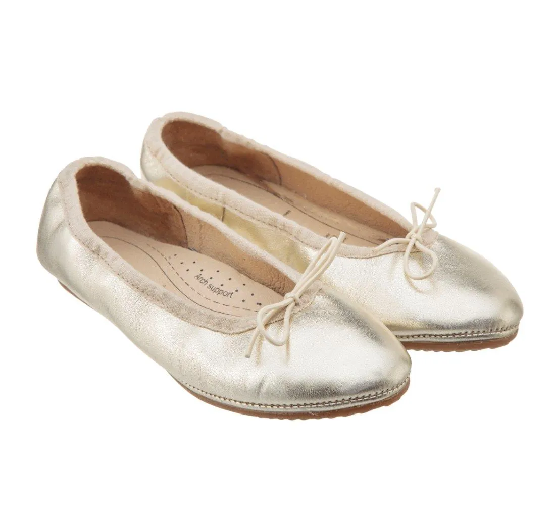 OLD SOLES CRUISE BALLET FLAT - GOLD